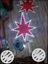 Three Red And Blue Star Decors