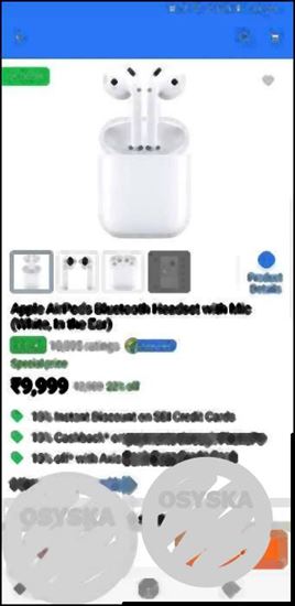 Apple airpods available seal pack with bill and