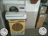 White Split-type Air Conditioner And Beige Portable Air Conditioner