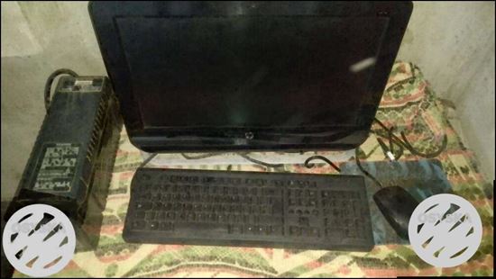 Hp all in one pc dulecore proccesser 2gb 500gb