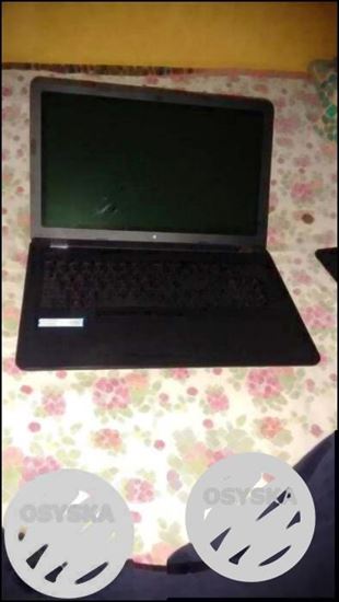 Black And Gray HP Laptop