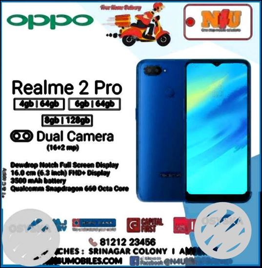 Oppo Real me 2 pro now available at N4U mobiles