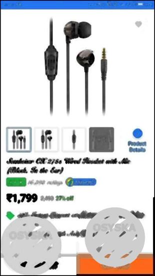 Sennheiser CX 275s In-ear Headset for Smartphones