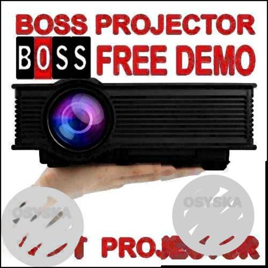 Boss Projector 4k support Smart Android Wi-Fi/BT Video Projector