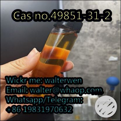 Picture of Factory sell Cas no.: 49851-31-2 Name : 2-bromo-1-phenyl-1-pentanone Wickr me: walterwen